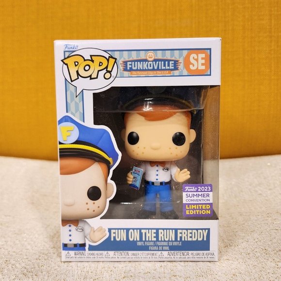 Funko Pop FUN ON THE RUN FREDDY SE SDCC 2023 Exclusive LE Vinyl Figure NEW - Picture 1 of 10